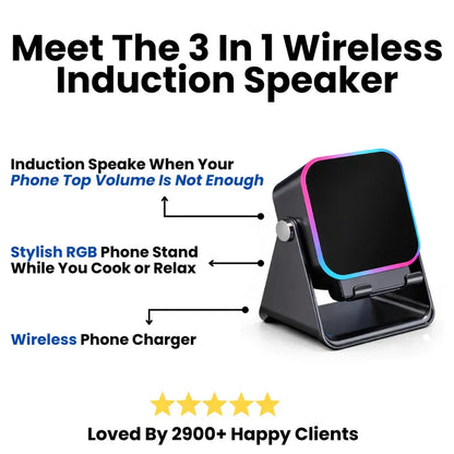 Merco™ 3 In 1 Phone Induction Speaker